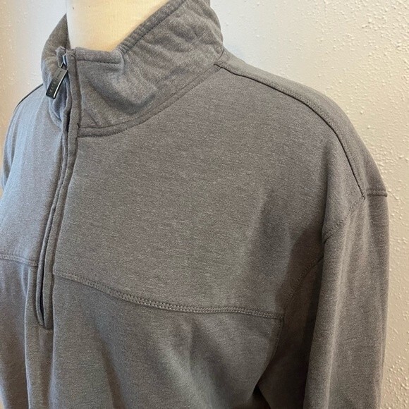 Van Heusen Flex Stretch Classic-Fit Quarter-Zip Fleece Lined Pullover Size XL - Picture 3 of 10
